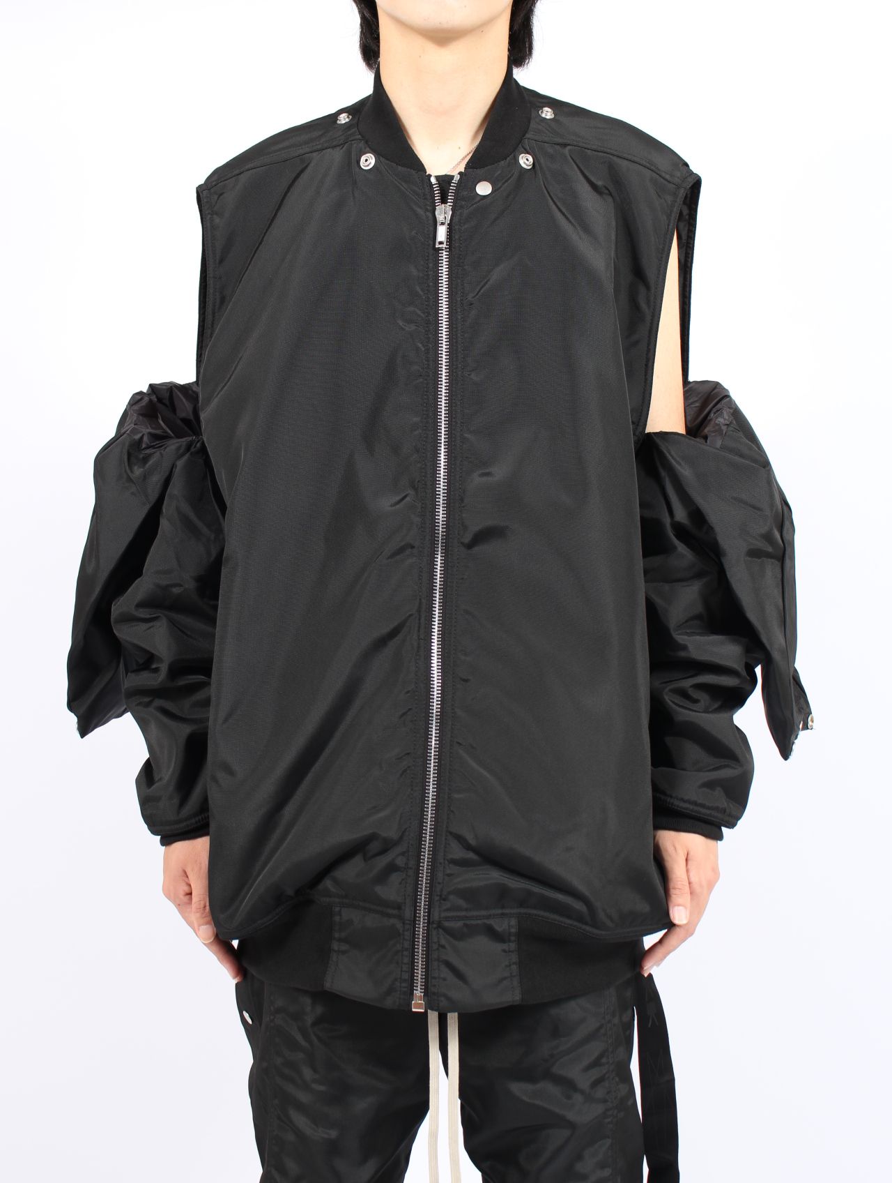 【25AW】 コンバーチブル ジャンボ ピーター フライト ナイロン ボンバー ジャケット / CONVERTIBLE JUMBO PETER FLIGHT / ブラック