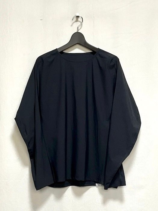 【26SS】ナイロン ロングスリーブ Tシャツ / LONG SLEEVE T-SHIRTS NYLON / ダークグレー