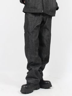 【24AW】10ポケット パネル デニム トラウザー / 10POCKET PANEL DENIM TRS / ブラック