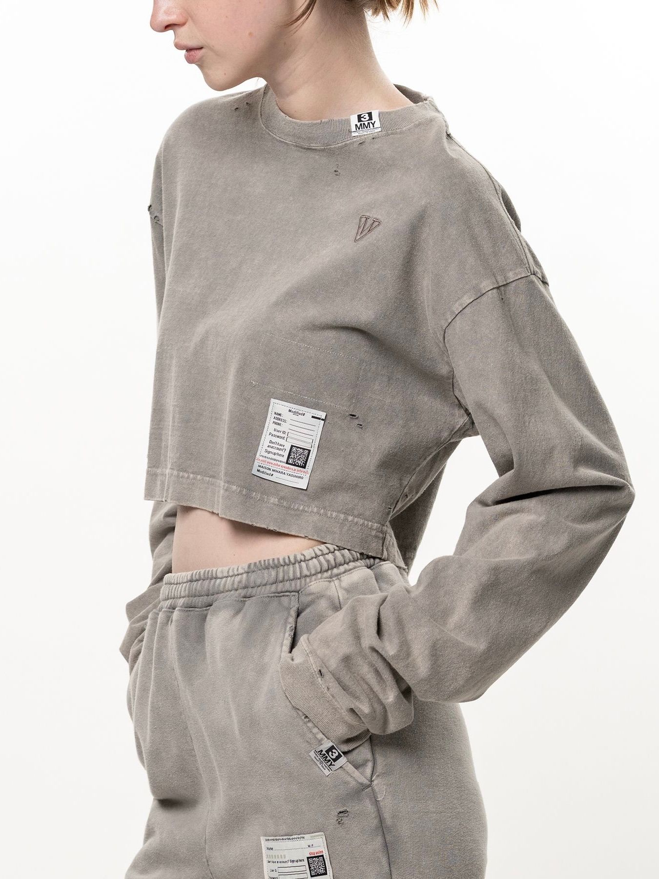 【26AW】ブリーチド ロングスリーブ ミニ Tシャツ / BLEACHED LS MINI TEE / カーキ