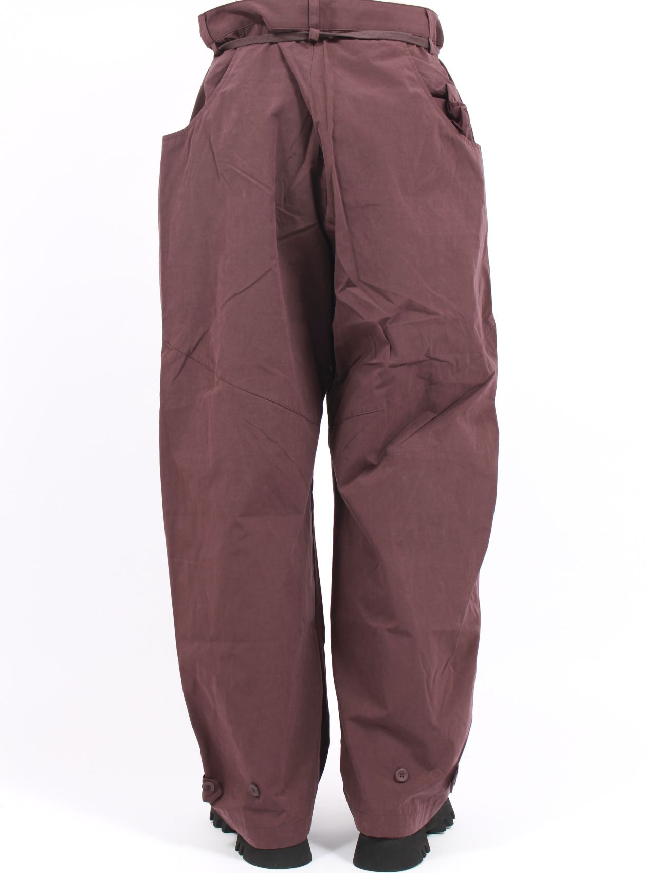 【25AW】タイ パンツ / TIE PANTS / ワイン