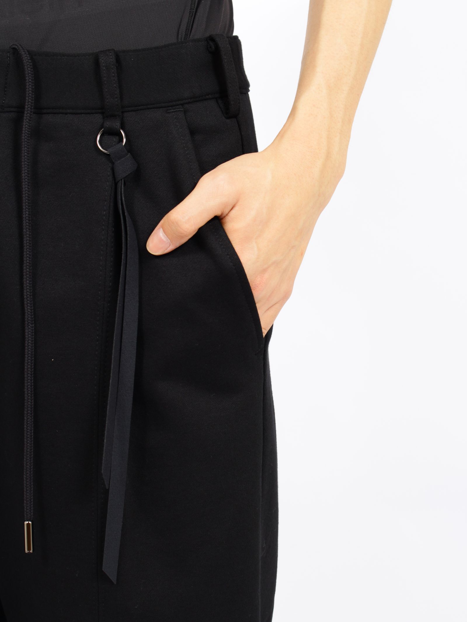 【26AW】ゲイター スウェットパンツ フレアパンツ / GAITER SWEAT PANTS / ブラック