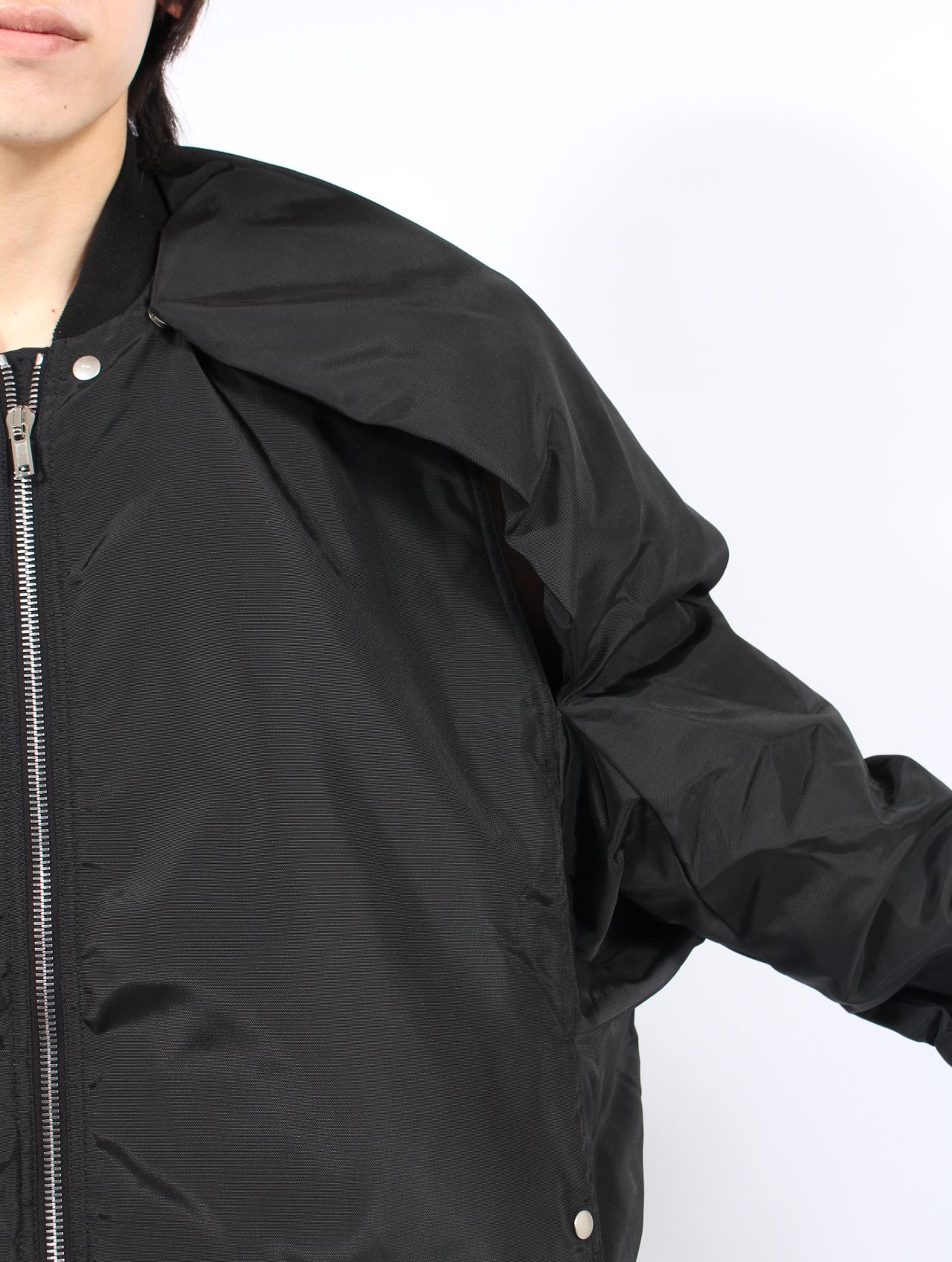 【25AW】 コンバーチブル ジャンボ ピーター フライト ナイロン ボンバー ジャケット / CONVERTIBLE JUMBO PETER FLIGHT / ブラック