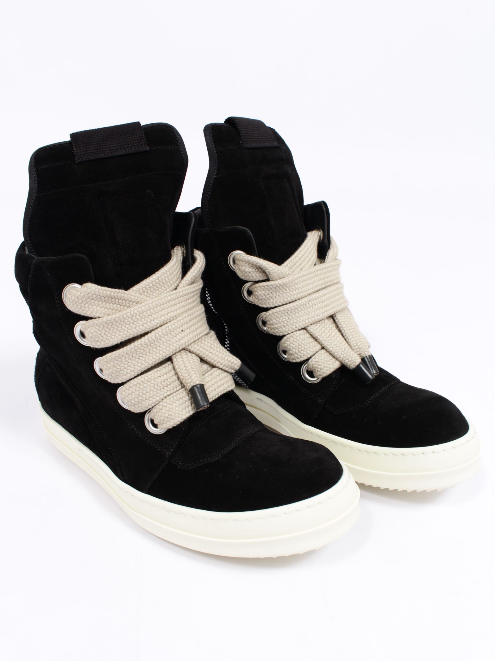 【26AW】ジャンボレース ジオバスケット スニーカー  / JUMBOLACE GEOBASKET / ブラック × ホワイト