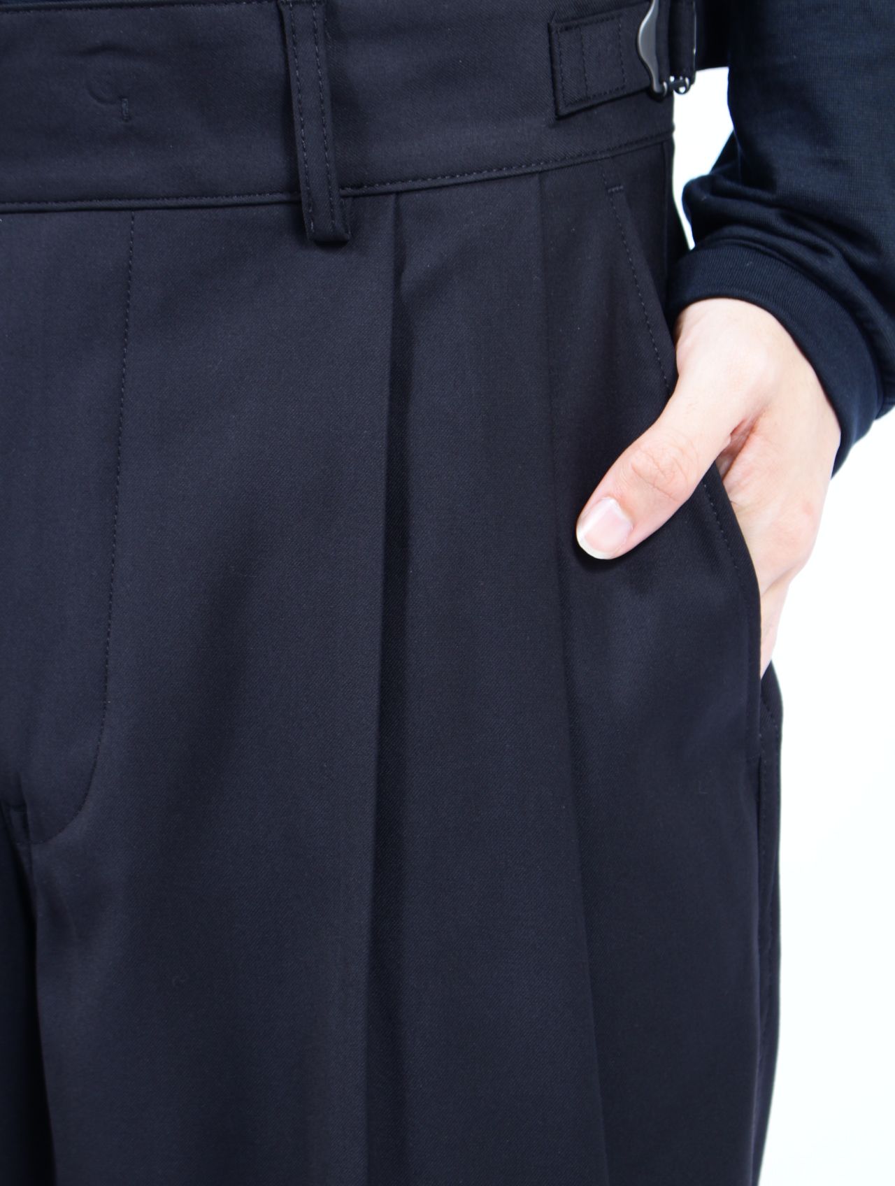 【25AW】サンティアゴ スラックス / SANTIAGO SLACKS / ブラック