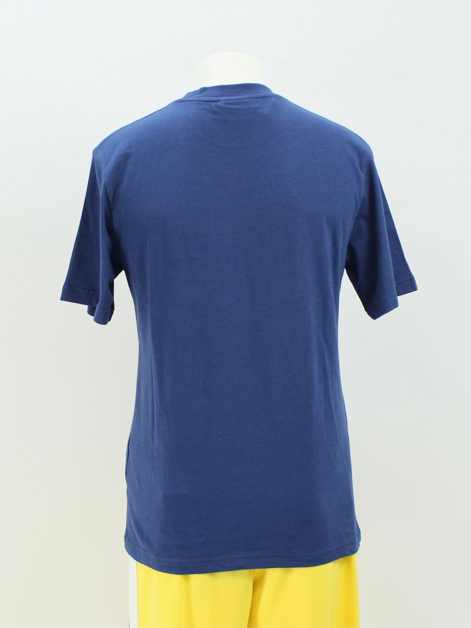 刺繍ロゴ Tシャツ / BLUE NAVY T-SHIRT WITH MULTICOLOR LOGO / ブルーネイビー × マルチ