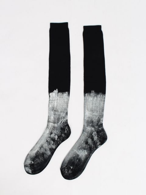 【26AW】スノーウィー ソックス ウィズ アノニマス イズム / SNOWY SOCKS WITH ANONYMOUS ISM / ブラック×ホワイト
