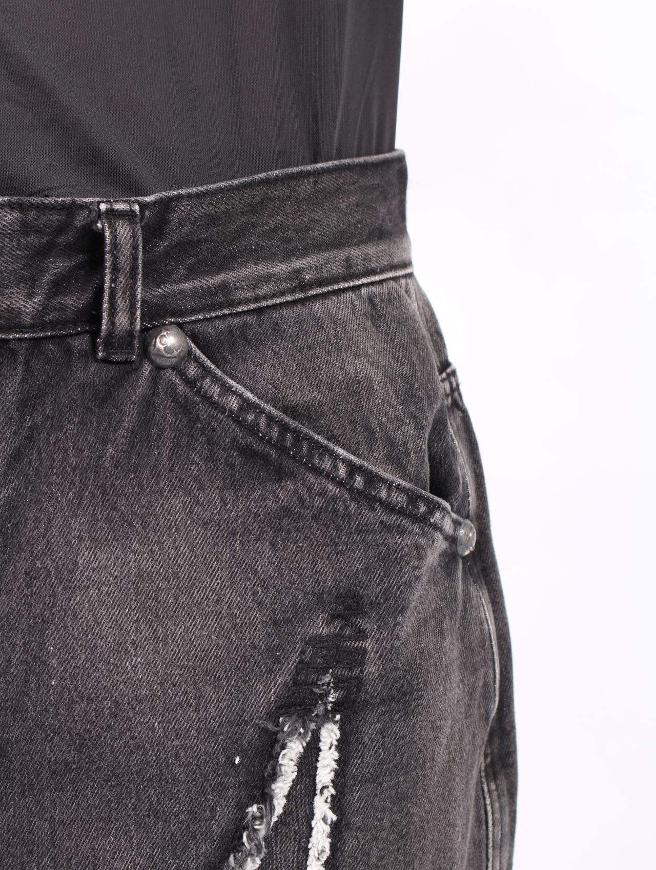【25AW】トライバル デニム パンツ / TRIBLE DENIM PANTS / ブラック