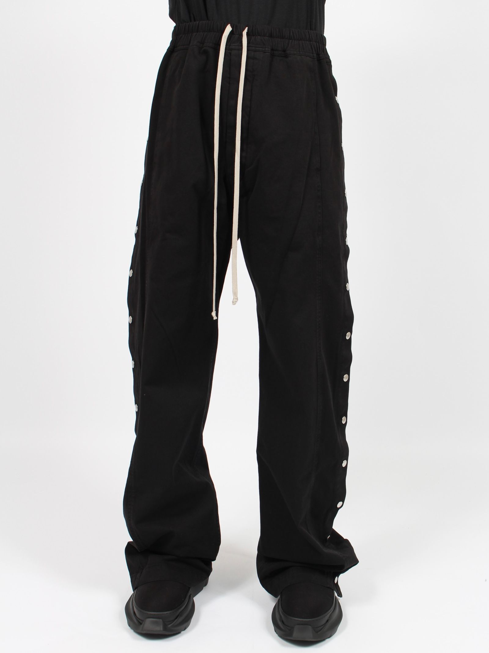 RICK OWENS DRKSHDW - 【24SS】サイドスナップボタン コットン プッシャーパンツ / PUSHER PANTS / ブラック |  STORY