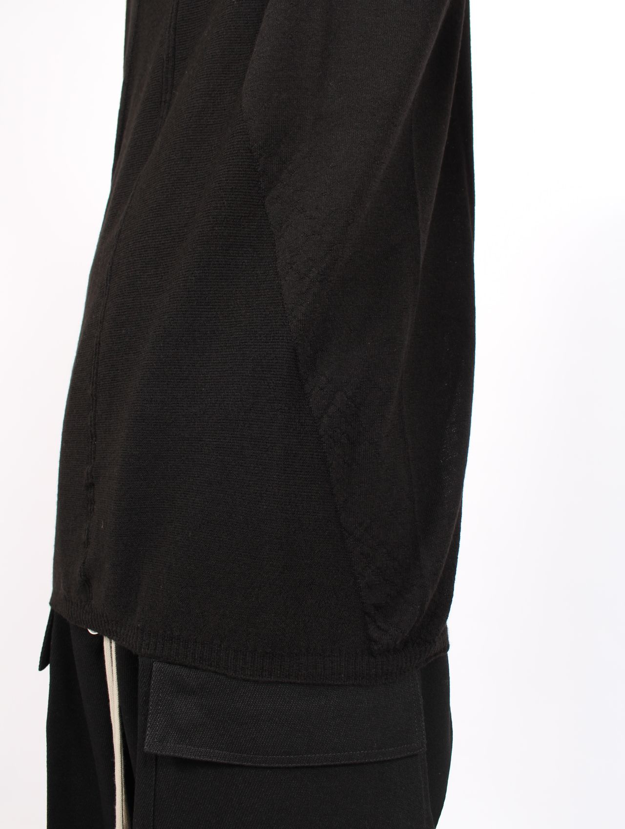 【25AW】オーバーサイズ レベル ニット カットソー / OVERSIZED LEVEL / ブラック
