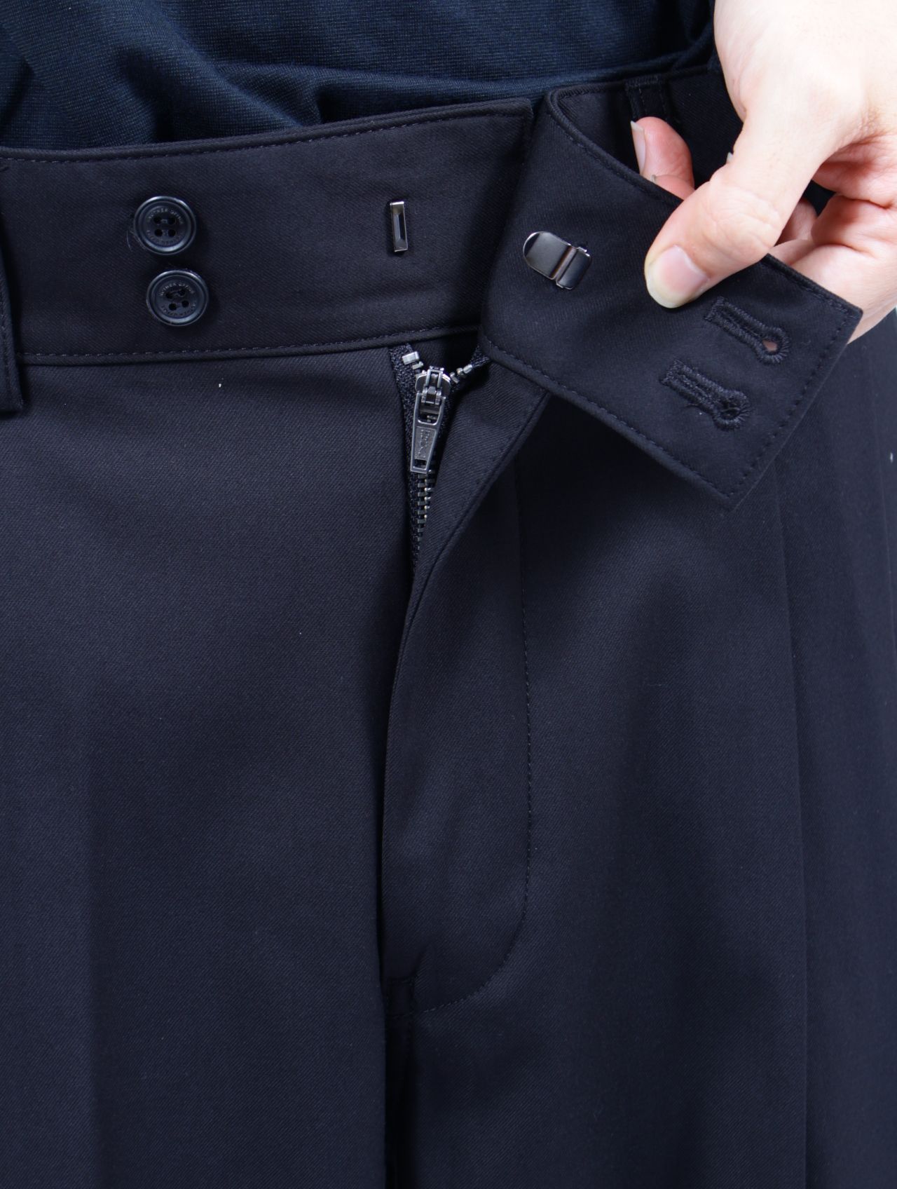 【25AW】サンティアゴ スラックス / SANTIAGO SLACKS / ブラック