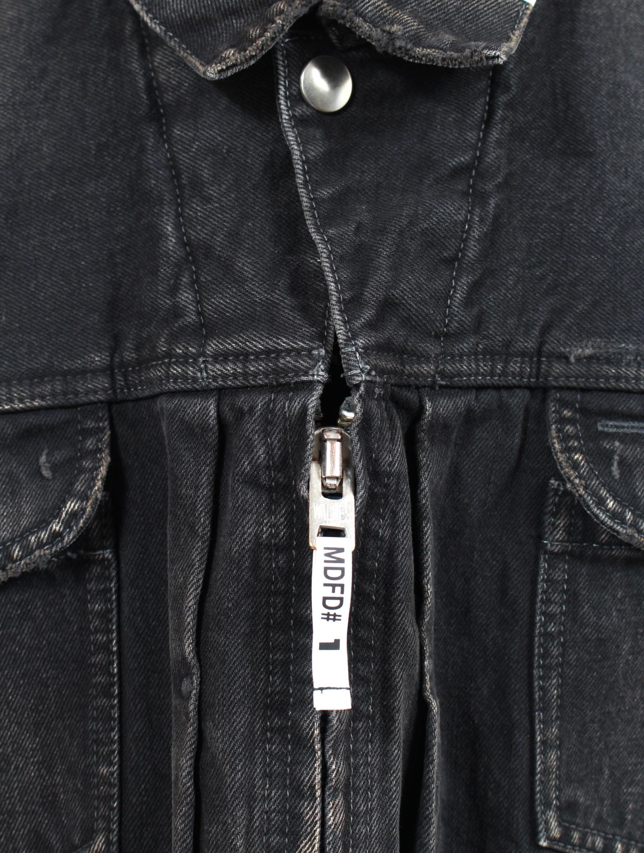 【25AW】 ダブル レイヤード デニム ジャケット / DOUBLE LAYERED DENIM / ブラック