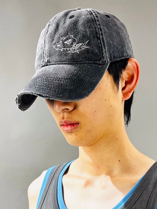 【25AW】スカル ドッグ キャップ / SKULL DOG CAP / ブラック