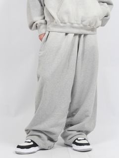 【25SS】フェード ラージ フィット グラデーション ワイド スウェット パンツ / FADE LARGE FIT SWEAT TROUSER / グレー