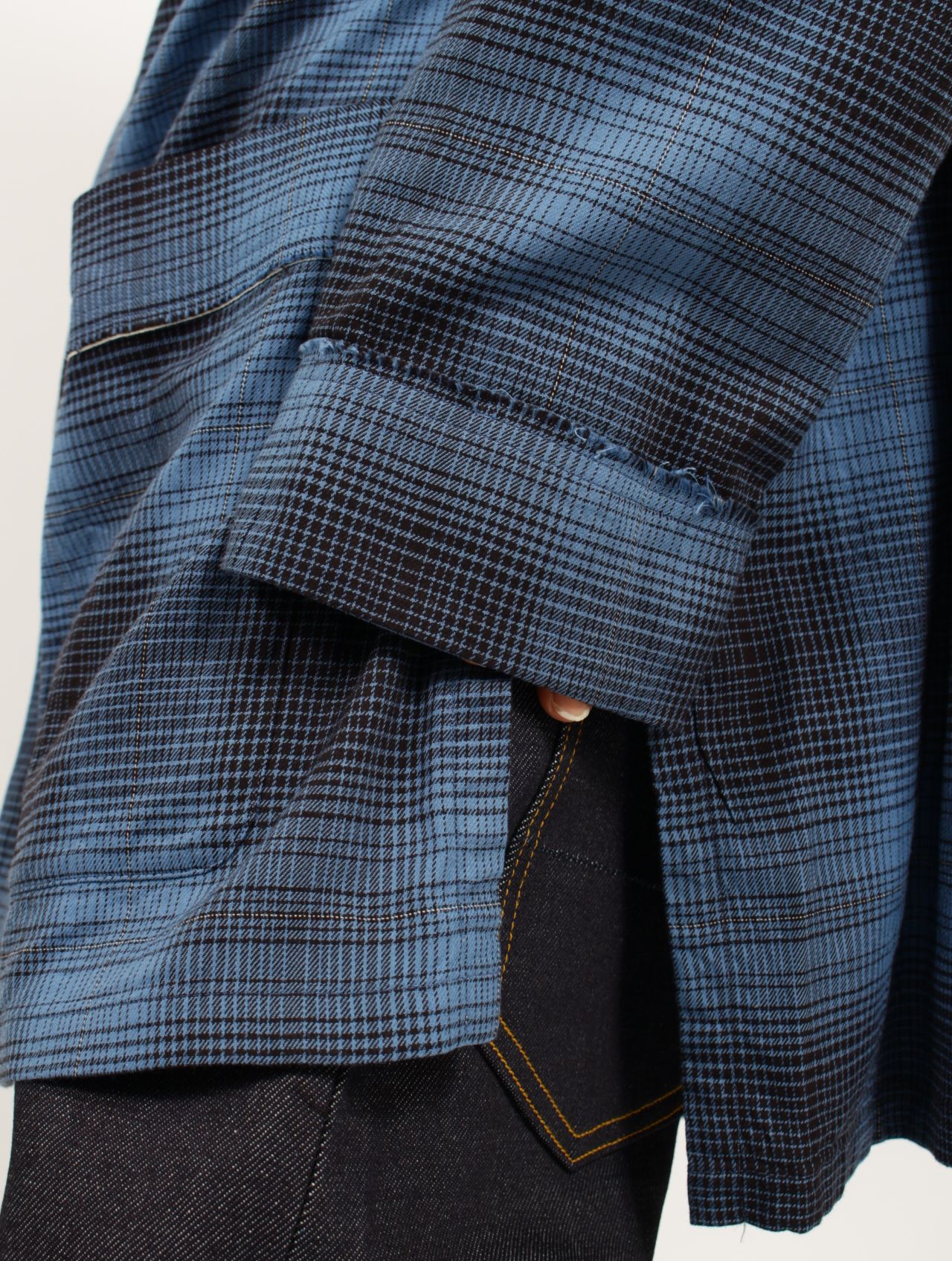 【25SS】オンブレ チェック パジャマ シャツ / OMBRE CHECK PAJAMA SHIRT.13 / クラシックブルー