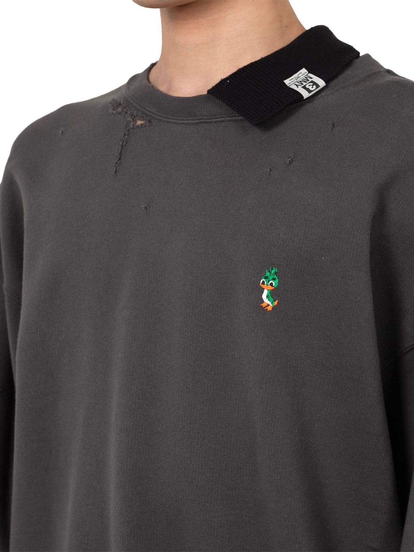 【25AW】トリプル レイヤード プルオーバー / TRIPLE LAYERD PULLOVER / ブラック