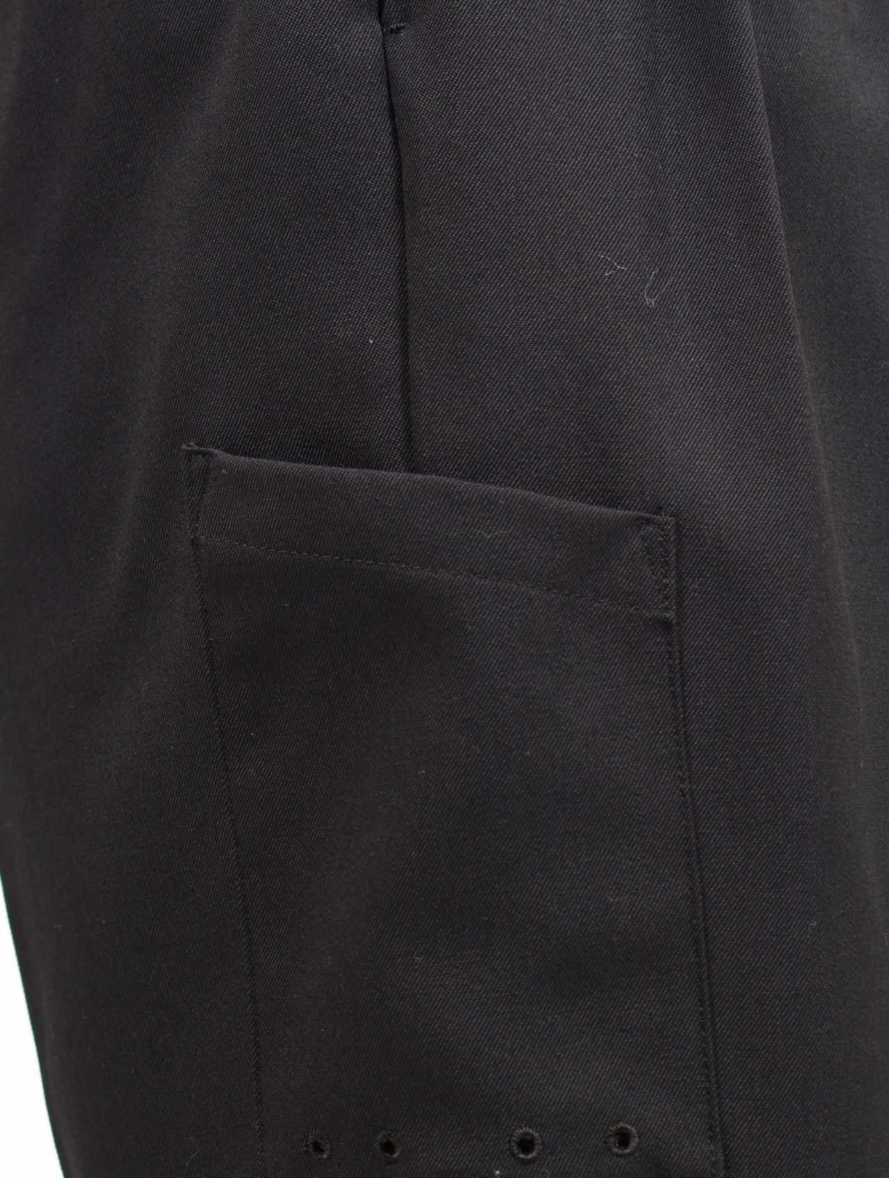 【25SS】ジェローム ハイウエスト ワイド グルカスラックス / "JEROME"HIGHT WEST WIDE GURKHA SLACKS / ブラック