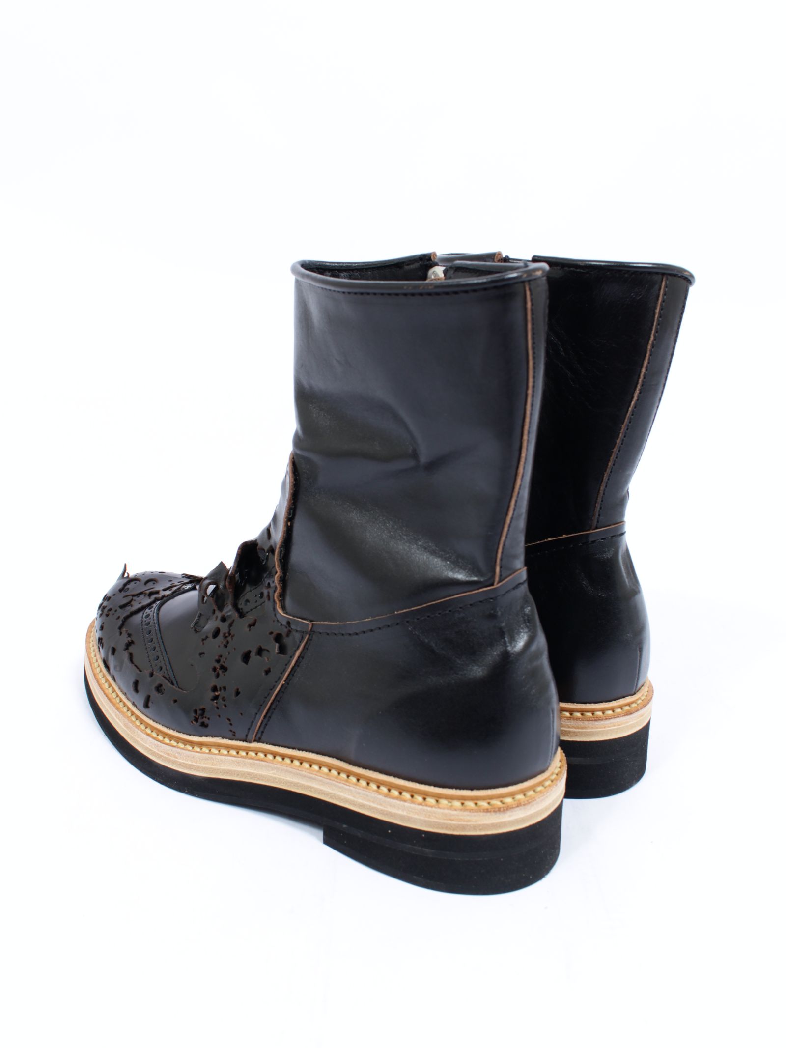 【26AW】KIDS LOVE GAITE コラボ インサイドアウト・ウィング・ジップ・ブーツ / INSIDE-OUT WING ZIP BOOTS / ブラック