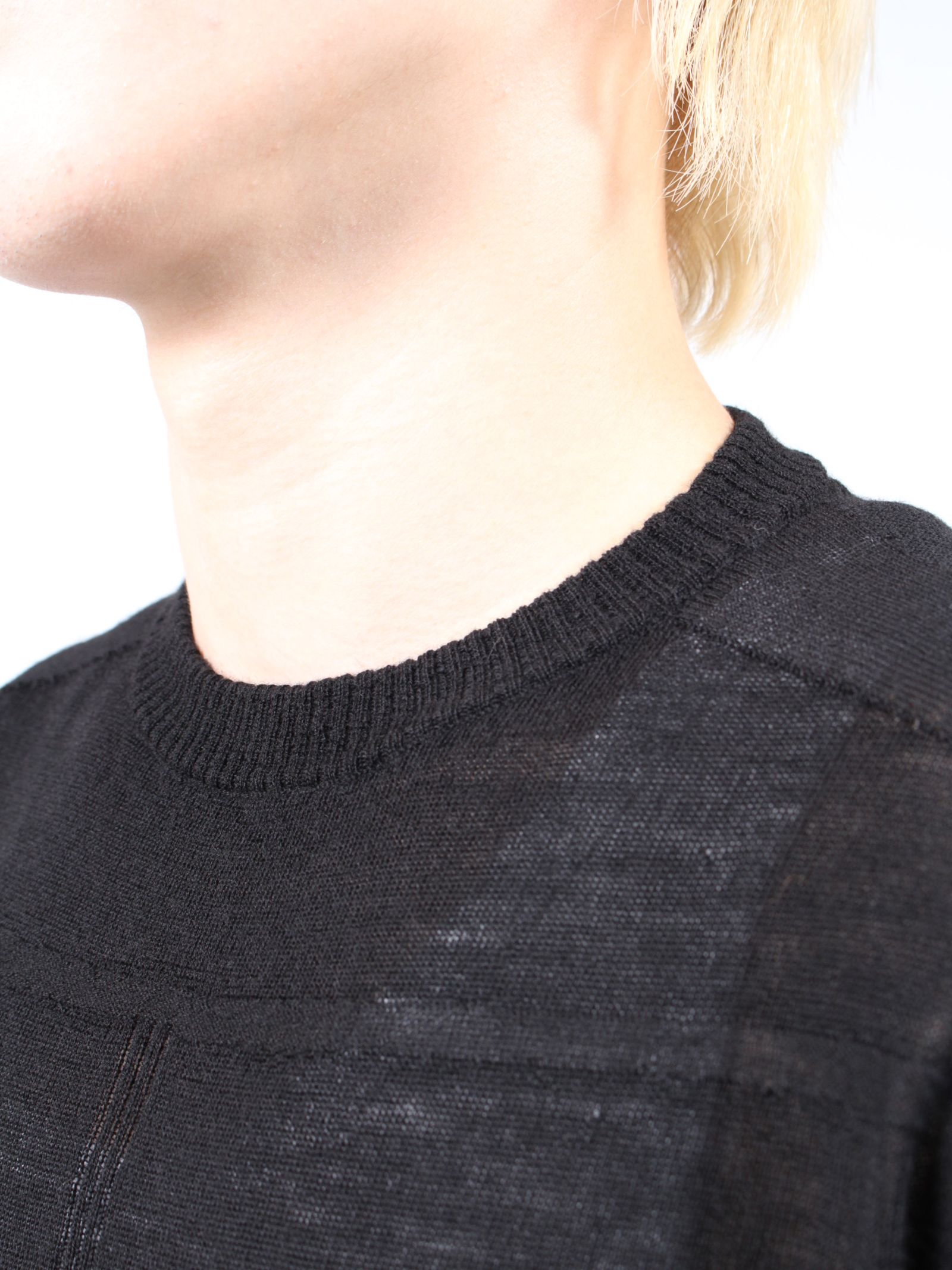 【24AW】オーバーサイズ レベル ニット / OVERSIZED LEVEL / ブラック