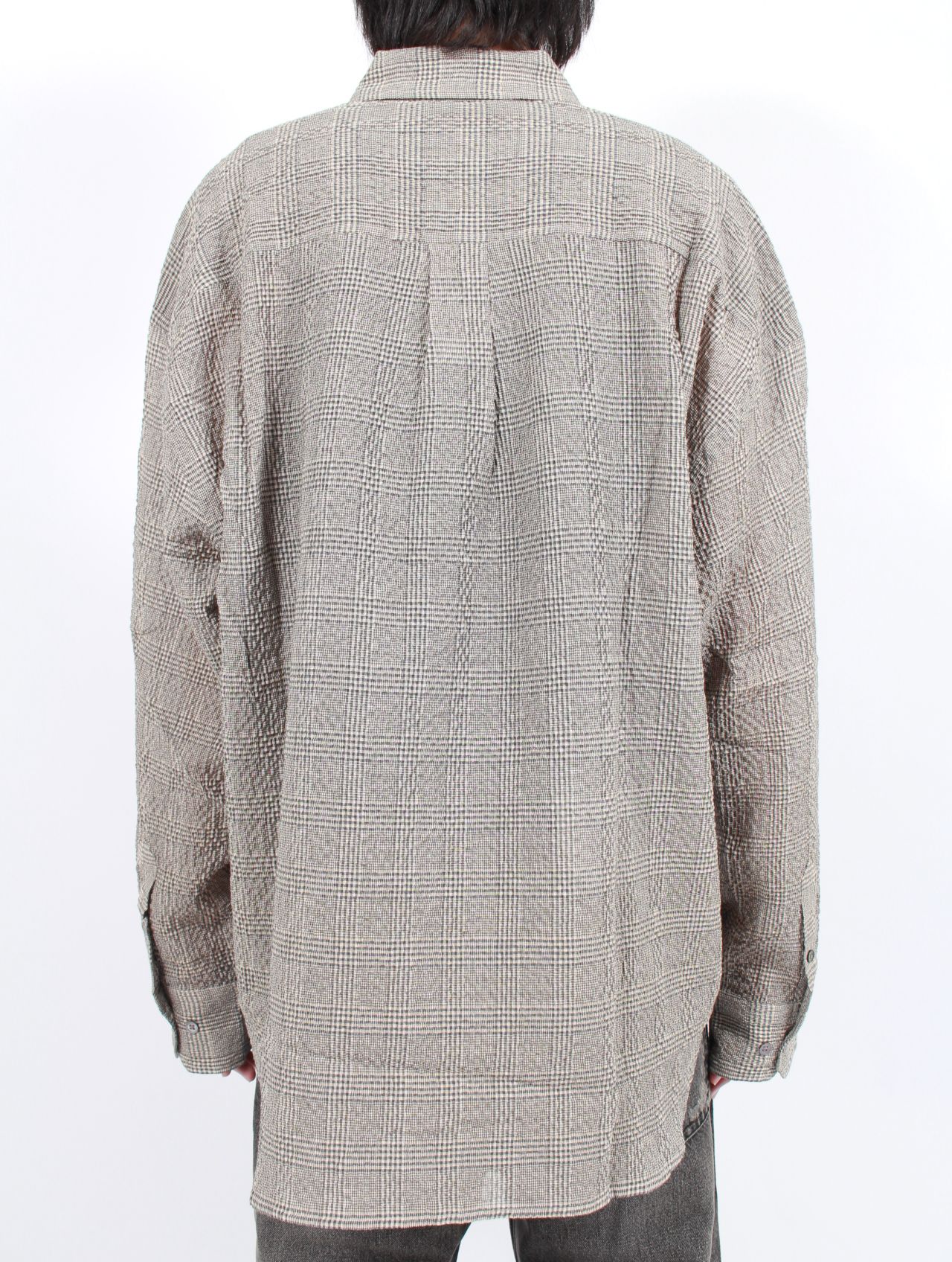 HOPE - 【25AW】ルームシャツ 長袖 ギンガムチェック シャツ