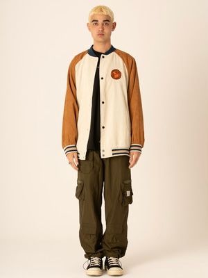 コントローラー スタジアム ジャケット スタジャン / CONTROLLER STADIUM JACKET / ベージュ