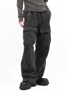 ユーティリティ スウェット パンツ / UTILITY SWEATS / WASHED BLACK(ウォッシュブラック)