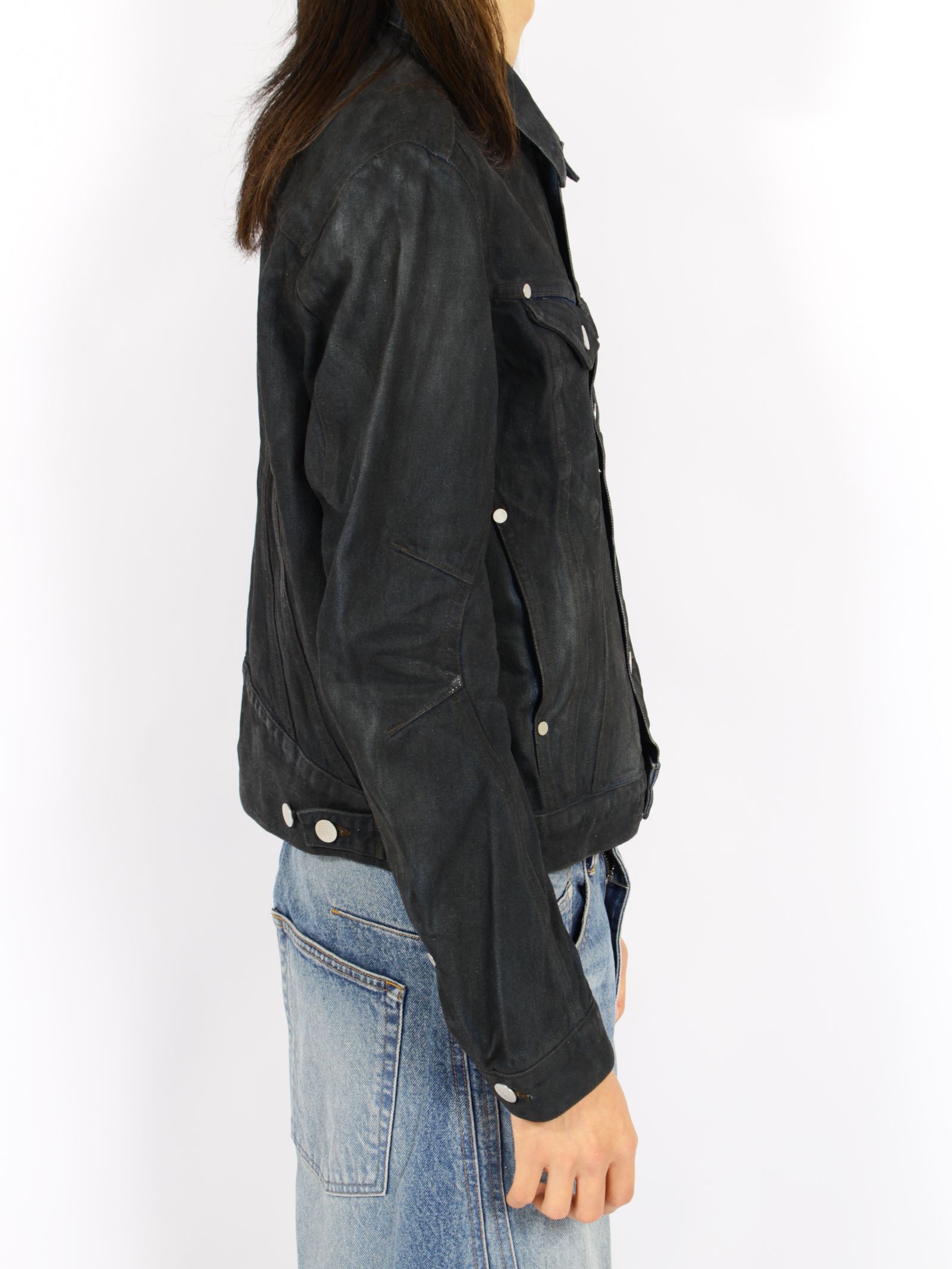 【26AW】デニム トラッカー ジャケット コーティング デニムジャケット / DENIM TRUCKER JACKET / LUSTER COATED INDIGO(インディゴ)