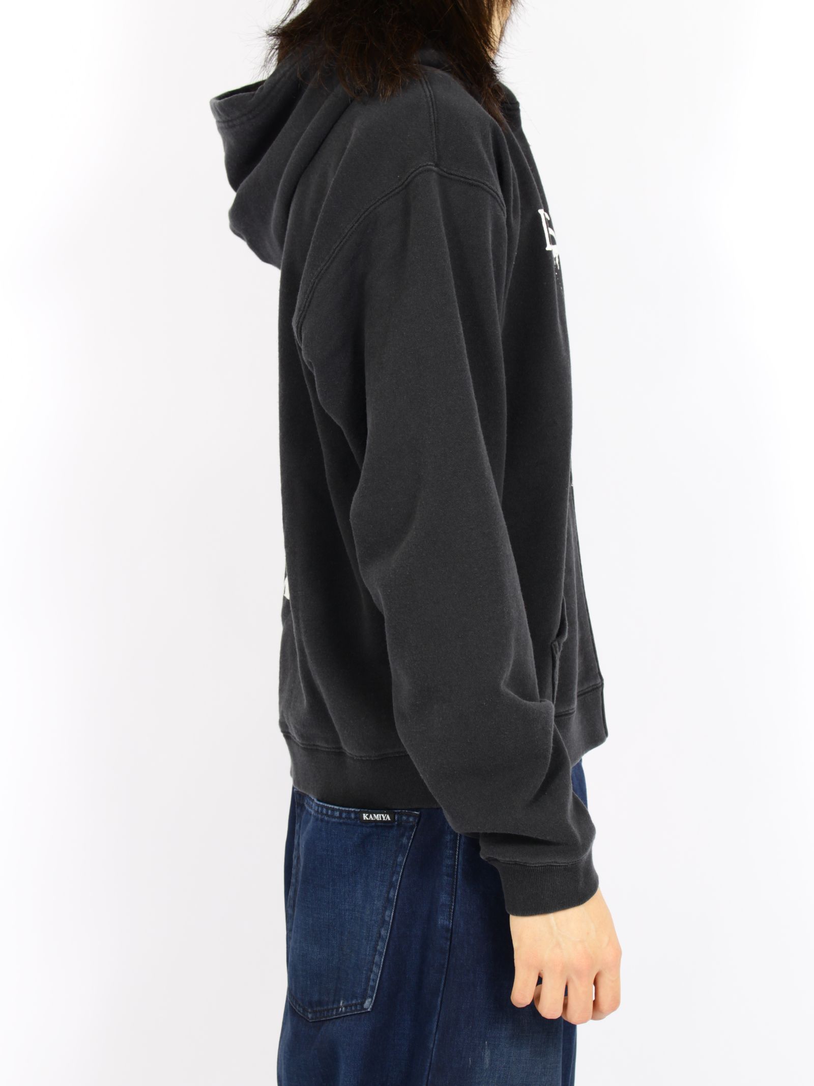 【26AW】ディストーテッド・ガール・ジップアップ・フーディ /"DISTORTED Girl" Zip-up Hoodie /ブラック