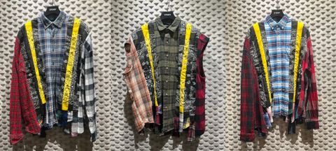 Liberal Arts - 【23SS】リメイク マルチカラー ノースリーブ シャツ 