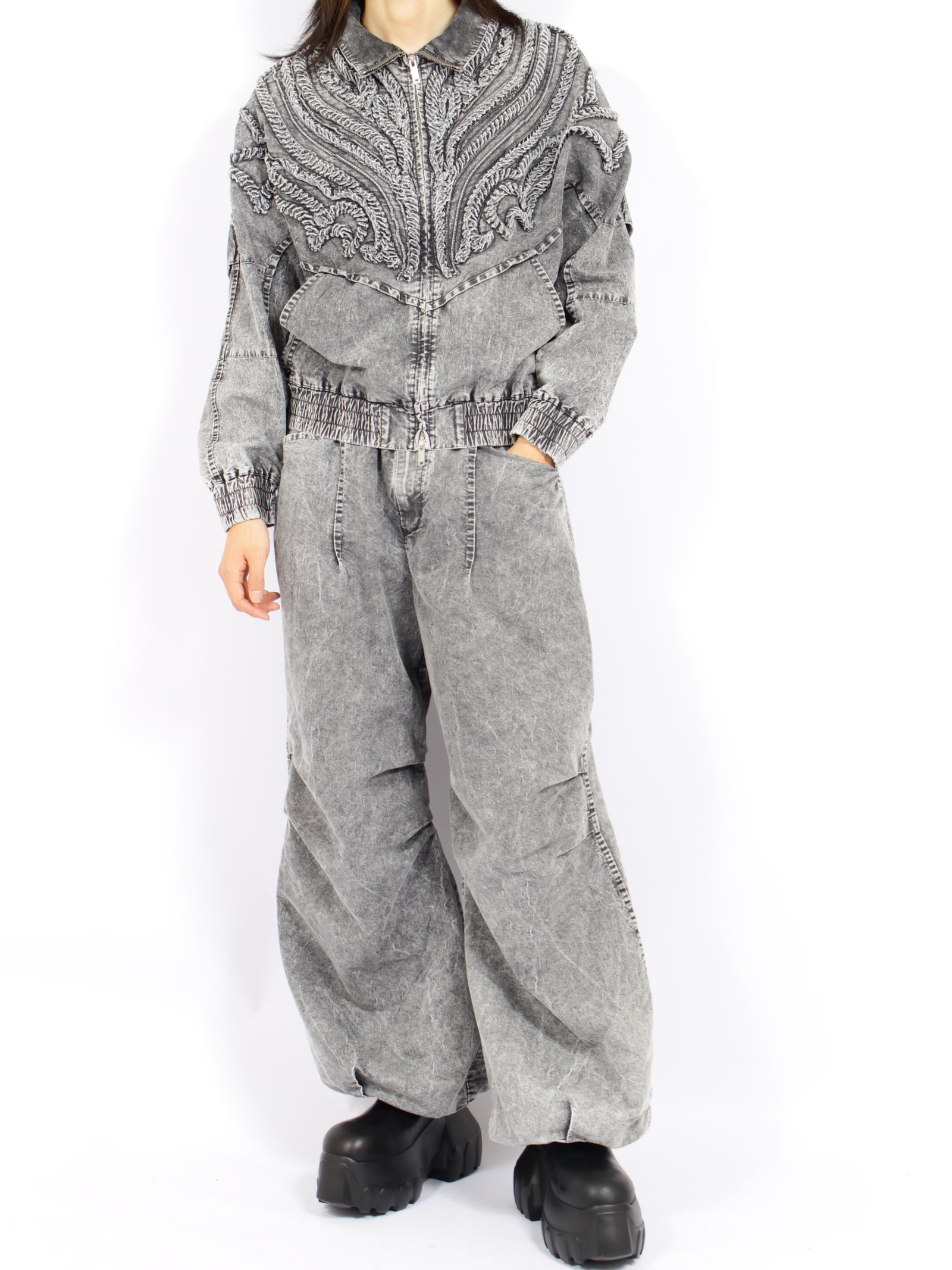 【26AW】ライトウェイト デニム ブルゾン / LIGHTWEIGHT DENIM BLOUSON / ライト グレー