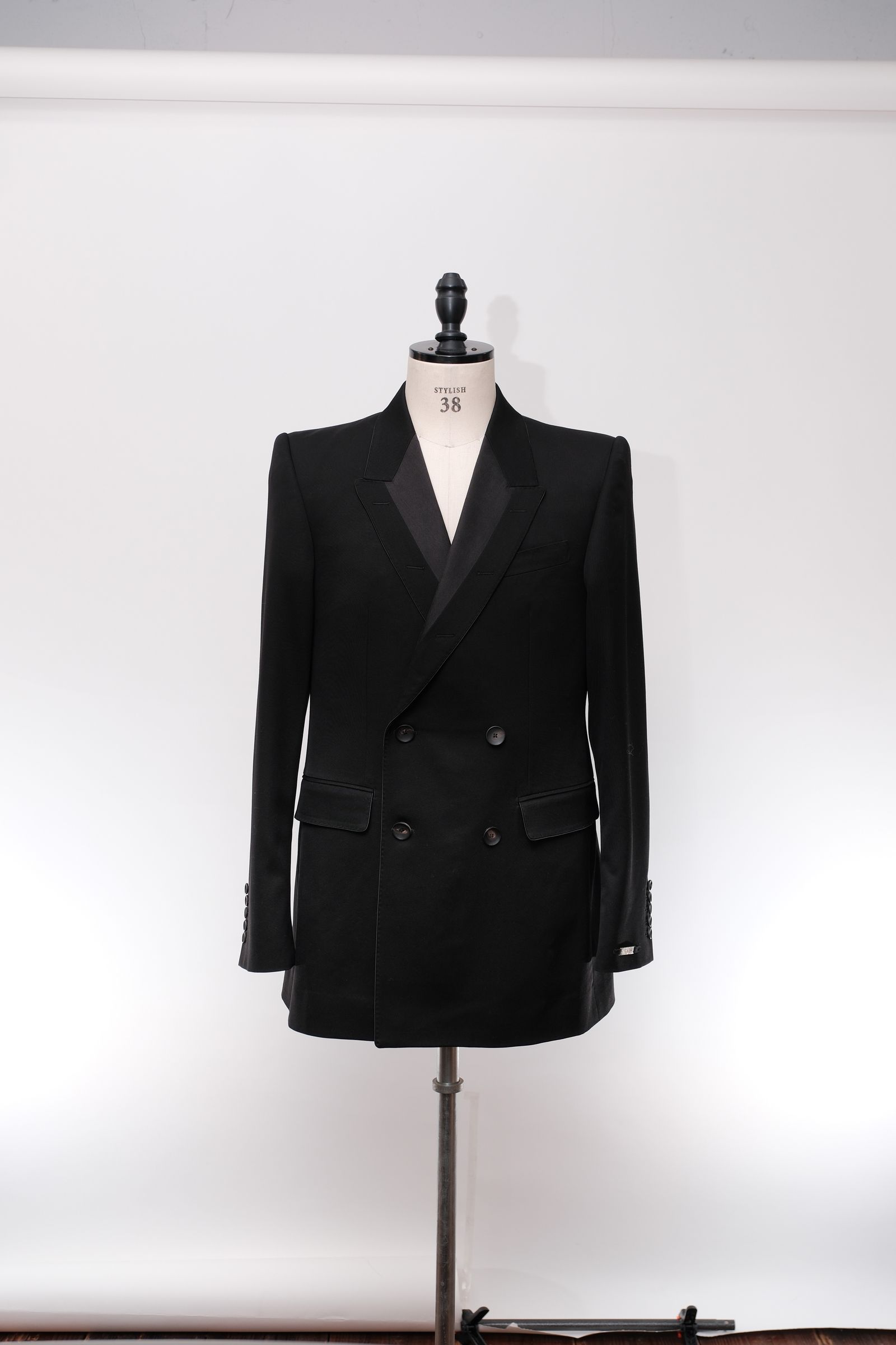 【27SS】ミッドナイト ダブルブレステッド ジャケット / MIDNIGHT DOUBLE-BREASTED JACKET / ブラック