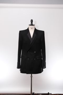 【27SS】ミッドナイト ダブルブレステッド ジャケット / MIDNIGHT DOUBLE-BREASTED JACKET / ブラック