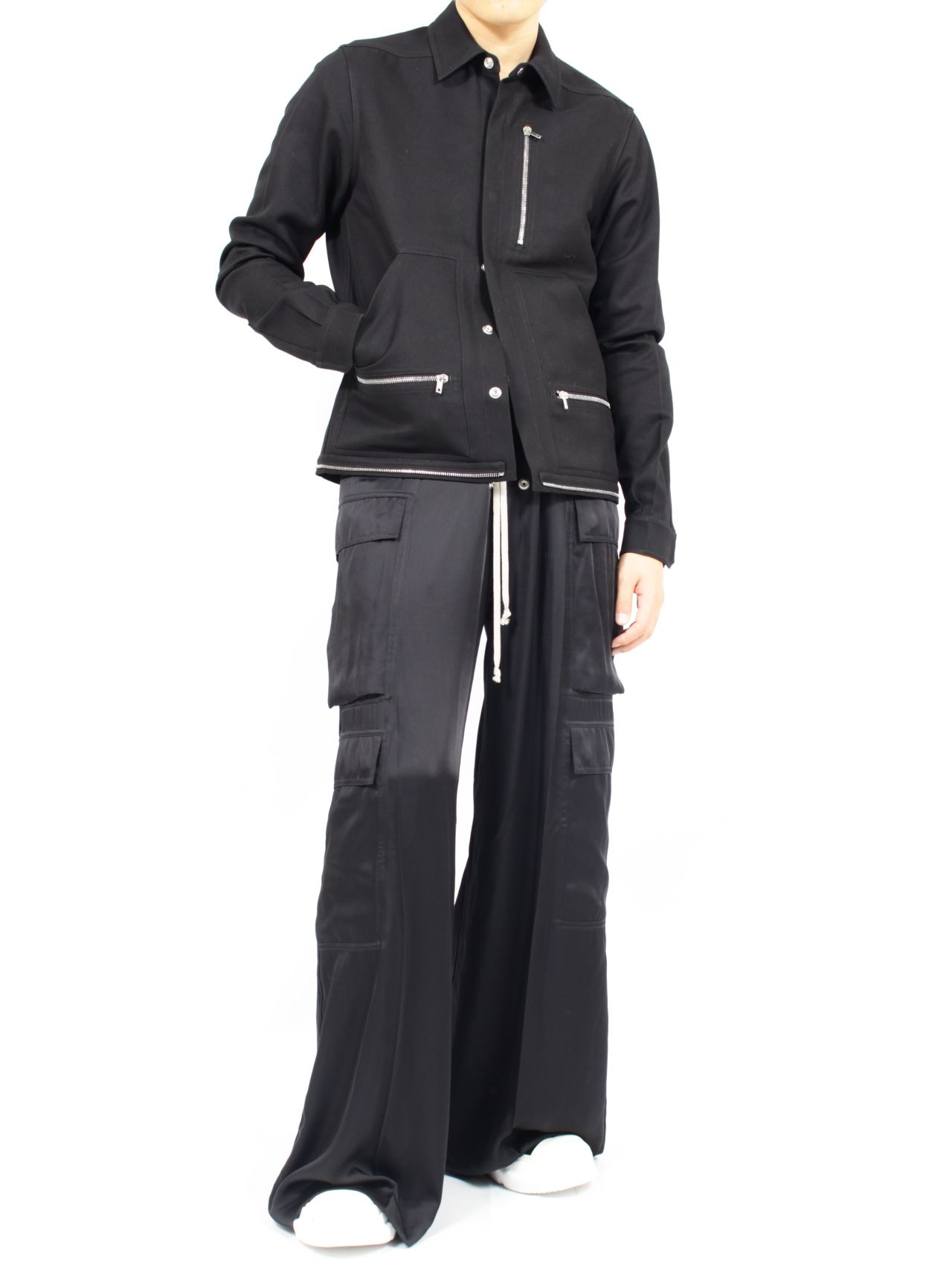RICK OWENS - 【25SS】ジップアップ ヘッドオン シャツ / HEADON RICK OWENS - 【25SS】ジップアップ ヘッドオン シャツ / HEADON