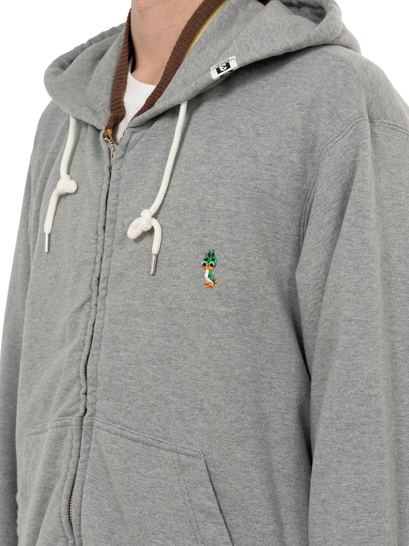 【25AW】リバーシブル フーディー レイヤード スーベニア ジャケット / SOUVENIR JACKET / ブラウン