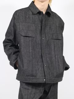 【24AW】6ポケット パネル デニムジャケット 2nd / 6POCKET PANEL DENIM JACKET 2ND / ブラック