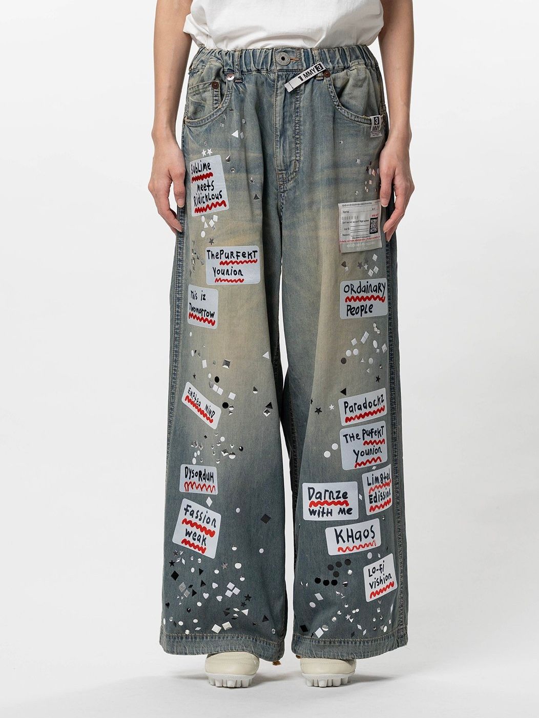 【26SS】デニム ステッカー パンツ / DENIM STICKER PANTS / インディゴ