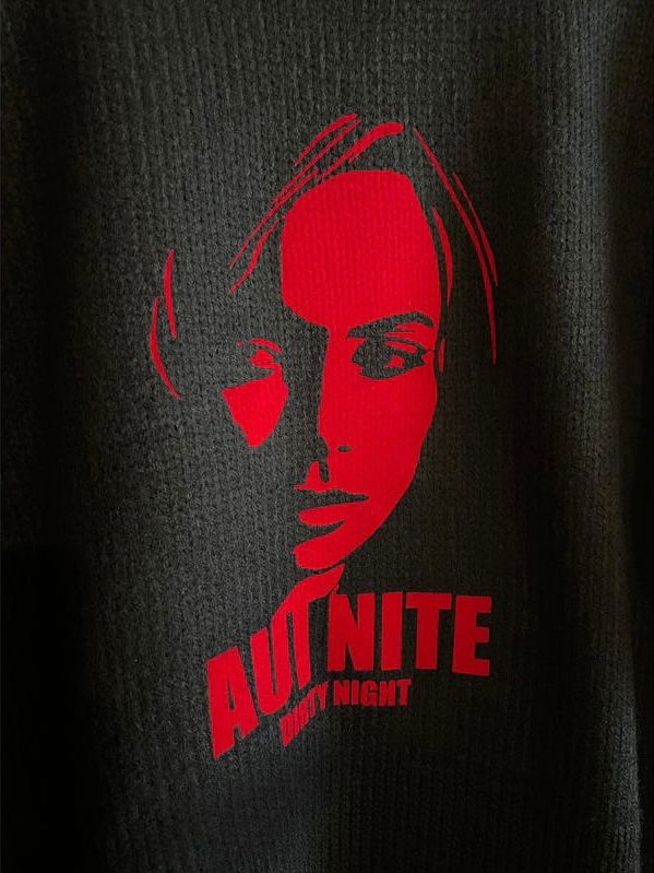 Aui Nite ダーティー ナイト ニット Dirty Night Knit ブラック Story