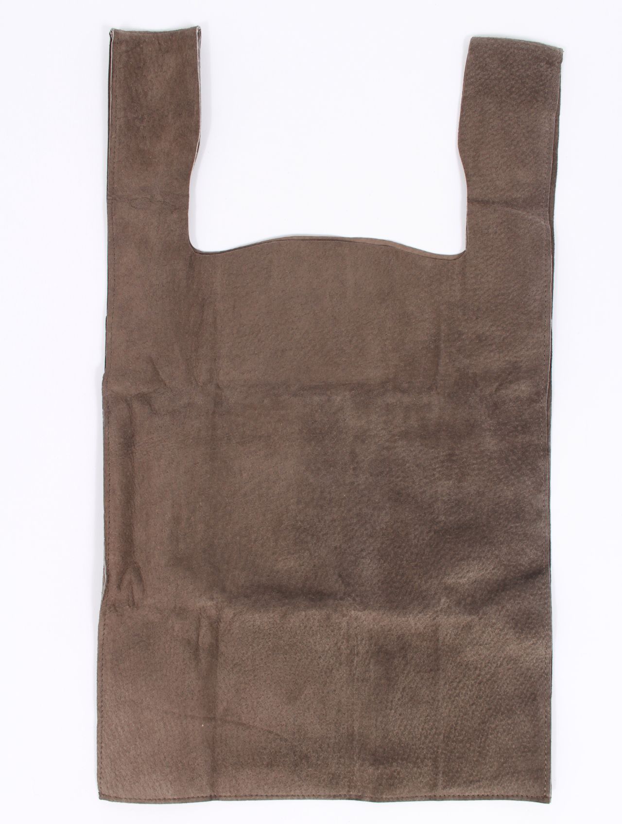 【25AW】ピッグレザー トートバッグ ショッピングバッグ 豚皮 本革 鞄 カバン / LEATHER TOTE BAG / グレー