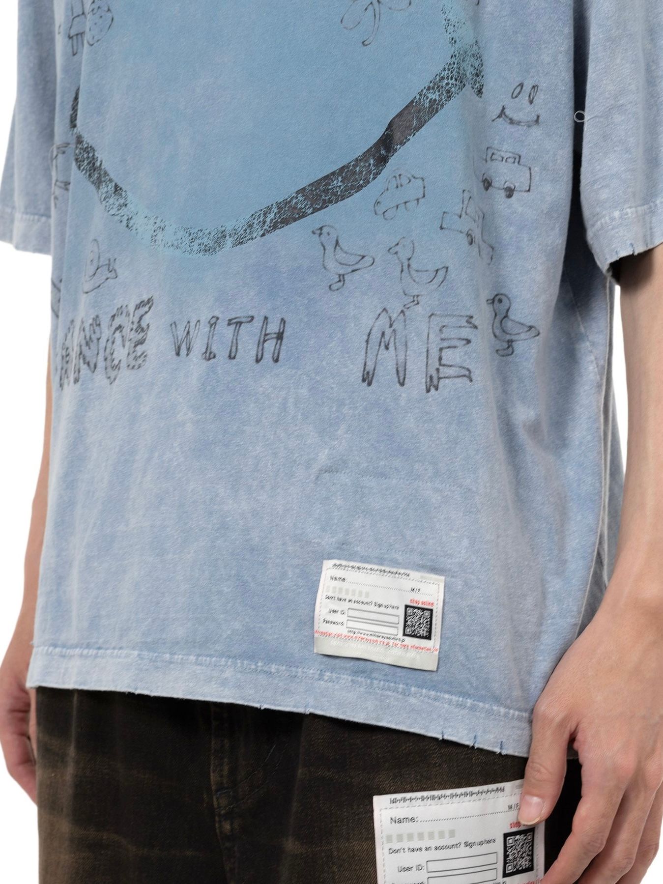 Maison MIHARA YASUHIRO - 【25SS】ブリーチ加工 スマイリー