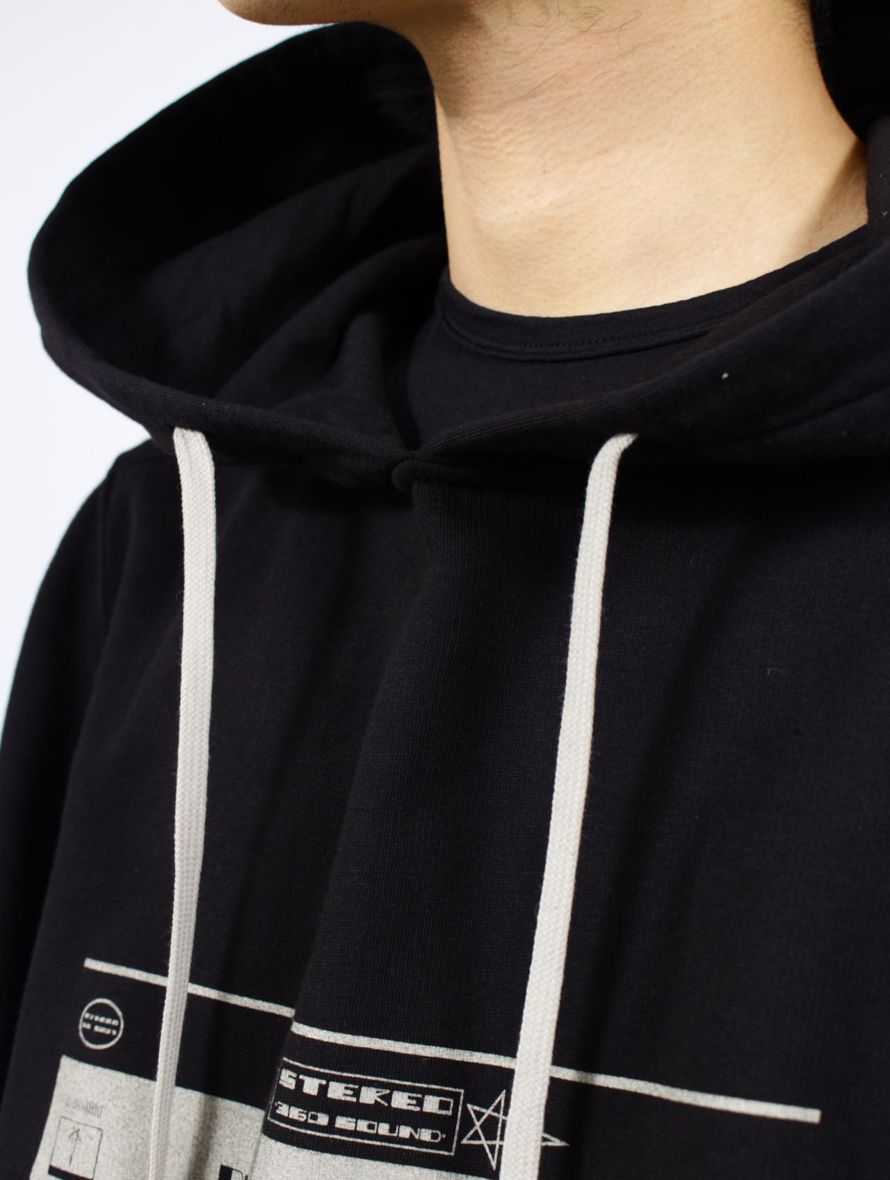 ◆Rick Owens DRKSHDW◆ロゴプリント オーバーサイズ パーカー RICK OWENS DRKSHDW - 【24AW】ハスラー フーディー パーカー
