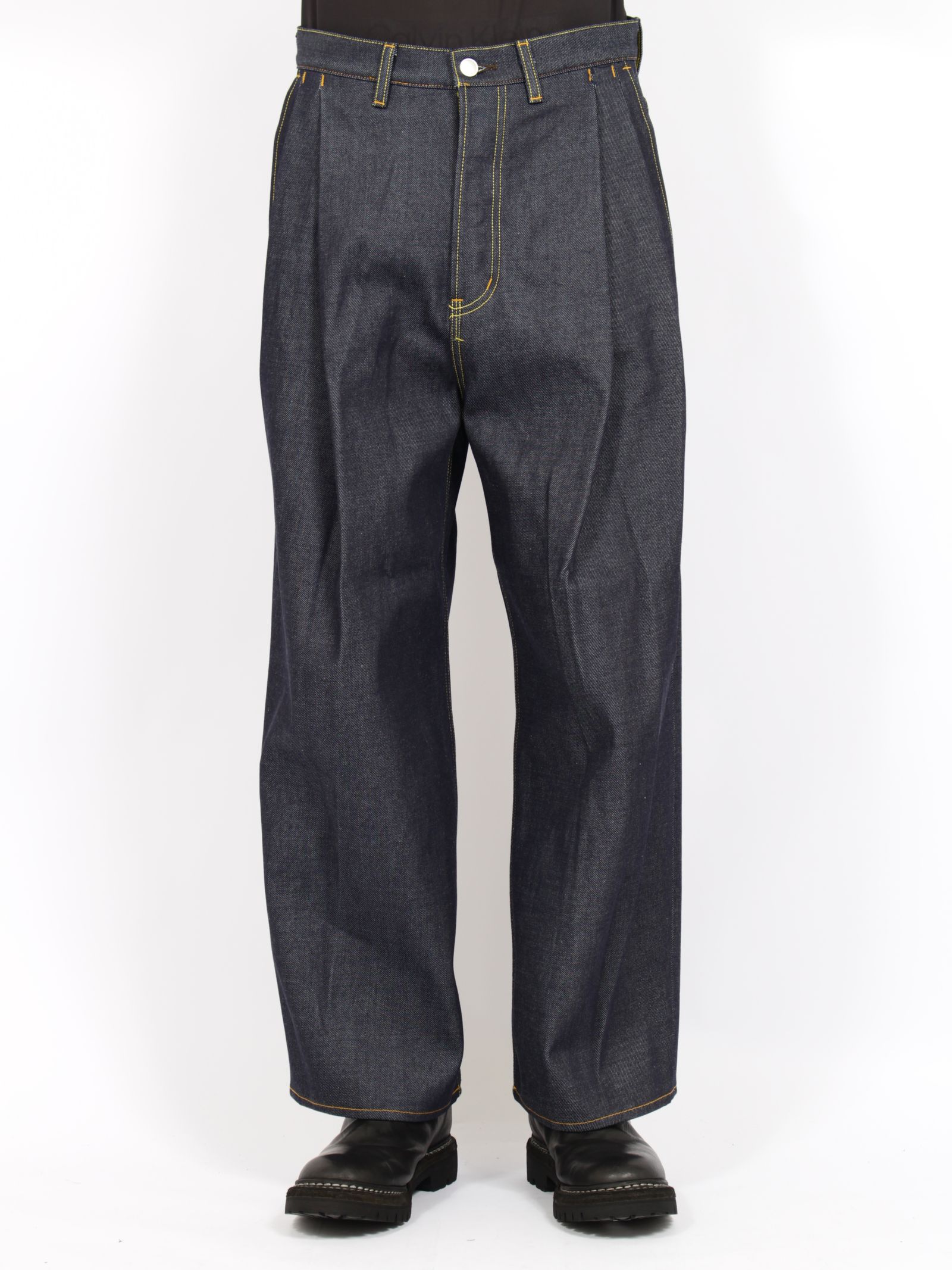 【26AW】2タック ワイド デニムパンツ / 2TUCK WIDE DENIM PANTS -ENTASIS Mk-Ⅱ- / リジットインディゴ