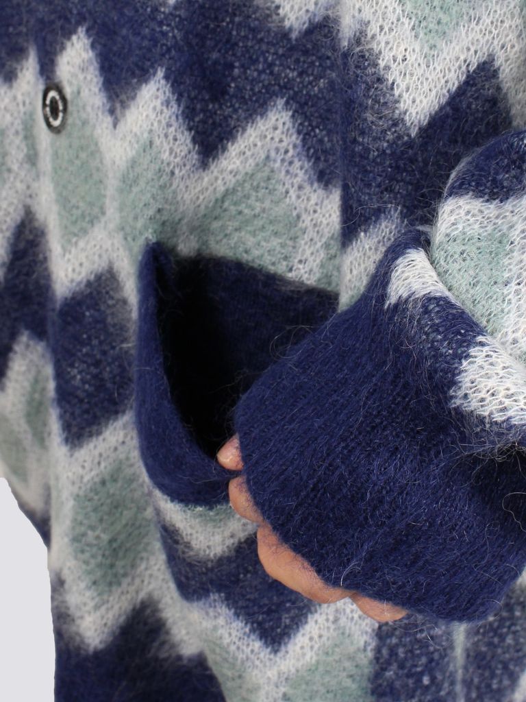 DAIRIKU - 【23AW】モヘア ボーダー カーディガン / MOHAIR BORDER 