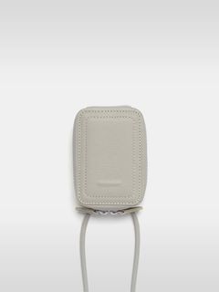 レザーストラップ付アイフォンアクセサリー ウォレット / STRAPPED ACCESSORY WALLET / ホワイトベージュ