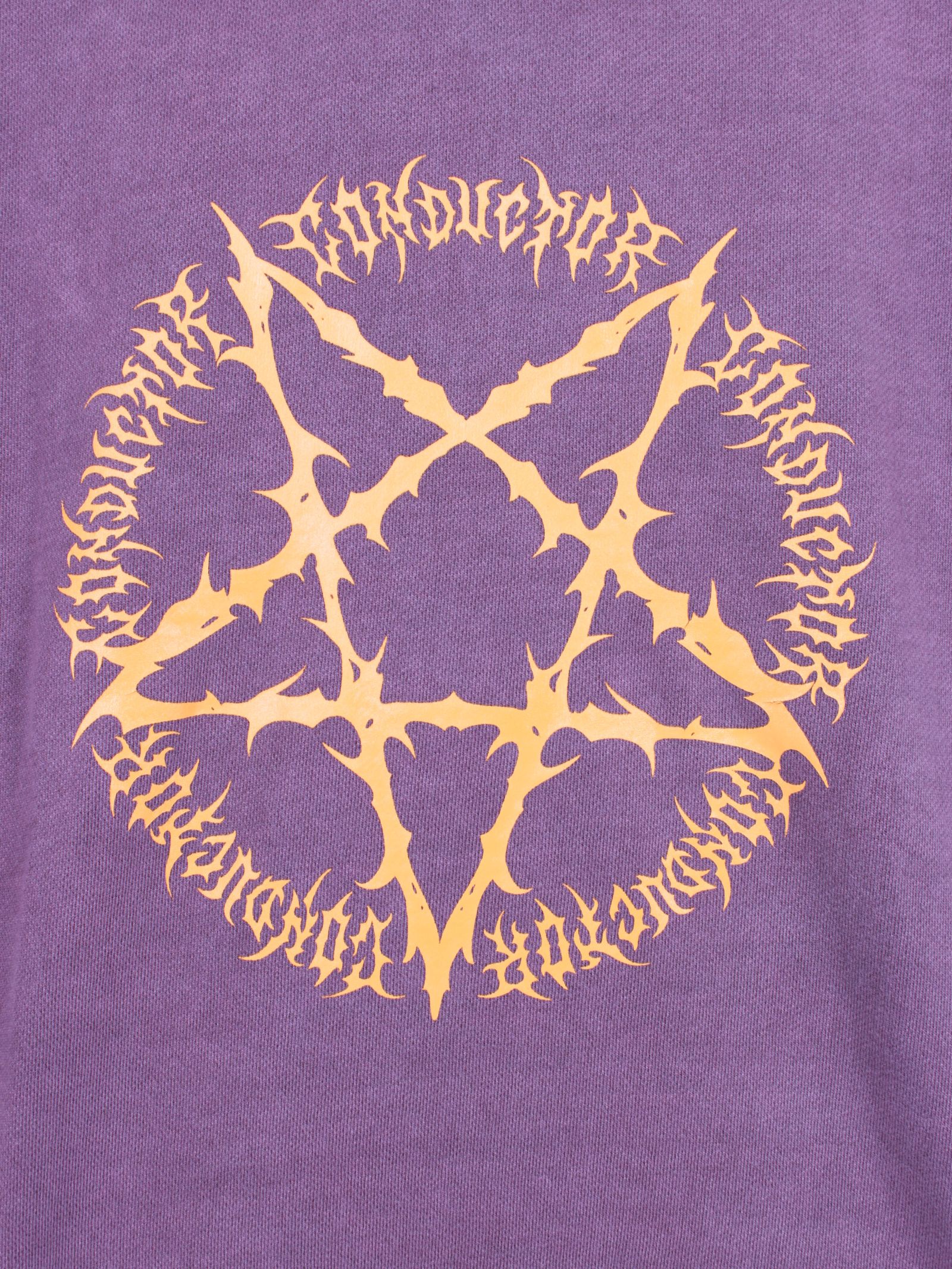 【24AW】ピグメント ペンタグラム コットン クルーネック スウェット / PIGMENT DYE COTTON CREWNECK SWEATER 'PENTAGRAM / ブラウン