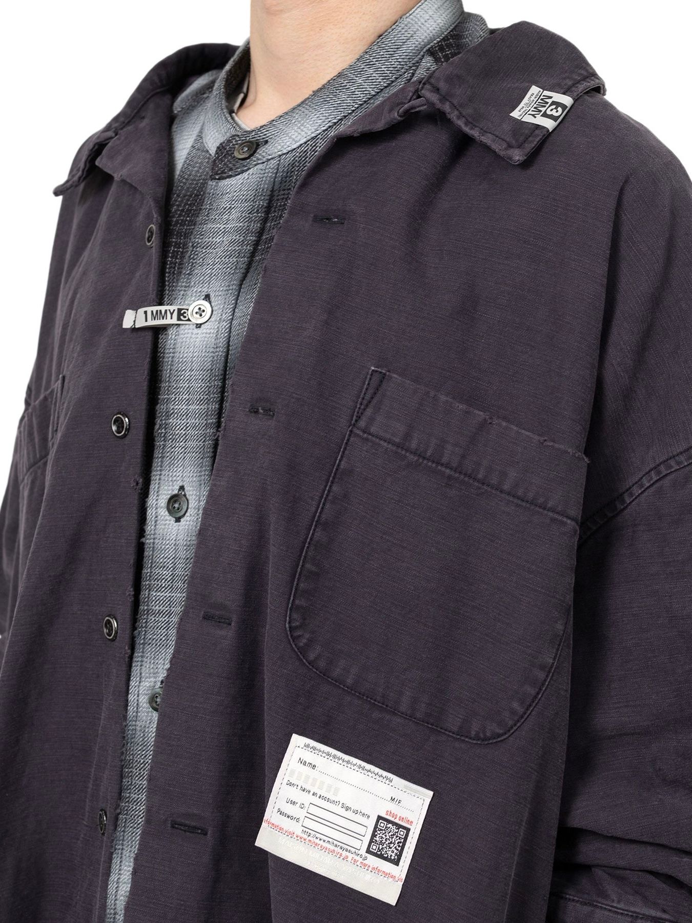 【25AW】レイヤード ロングスリーブ シャツ / LAYERED L/S SHIRTS / ブラック