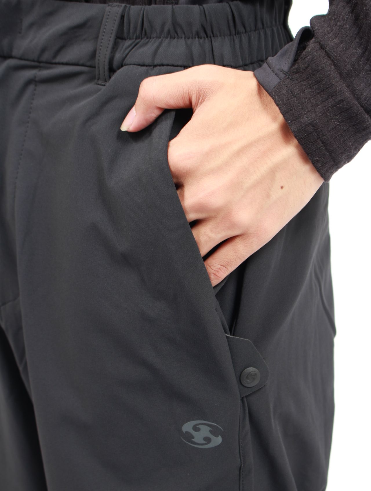 【25AW】サイド スナップ パンツ / SIDE SNAP PANTS / ブラック