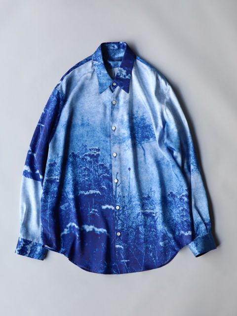 【26SS】ティム・バーバー フォトグラフ シャツ 長袖 / TIM BARBER PHOTOGRAPH SHIRT / ブルー