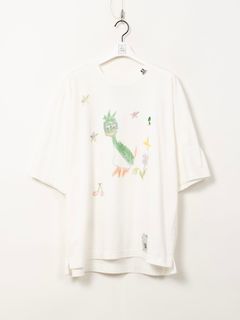 【26SS】レオン キッズ ドゥードゥル Tシャツ / LEON KIDS DOODLE TEE / ホワイト