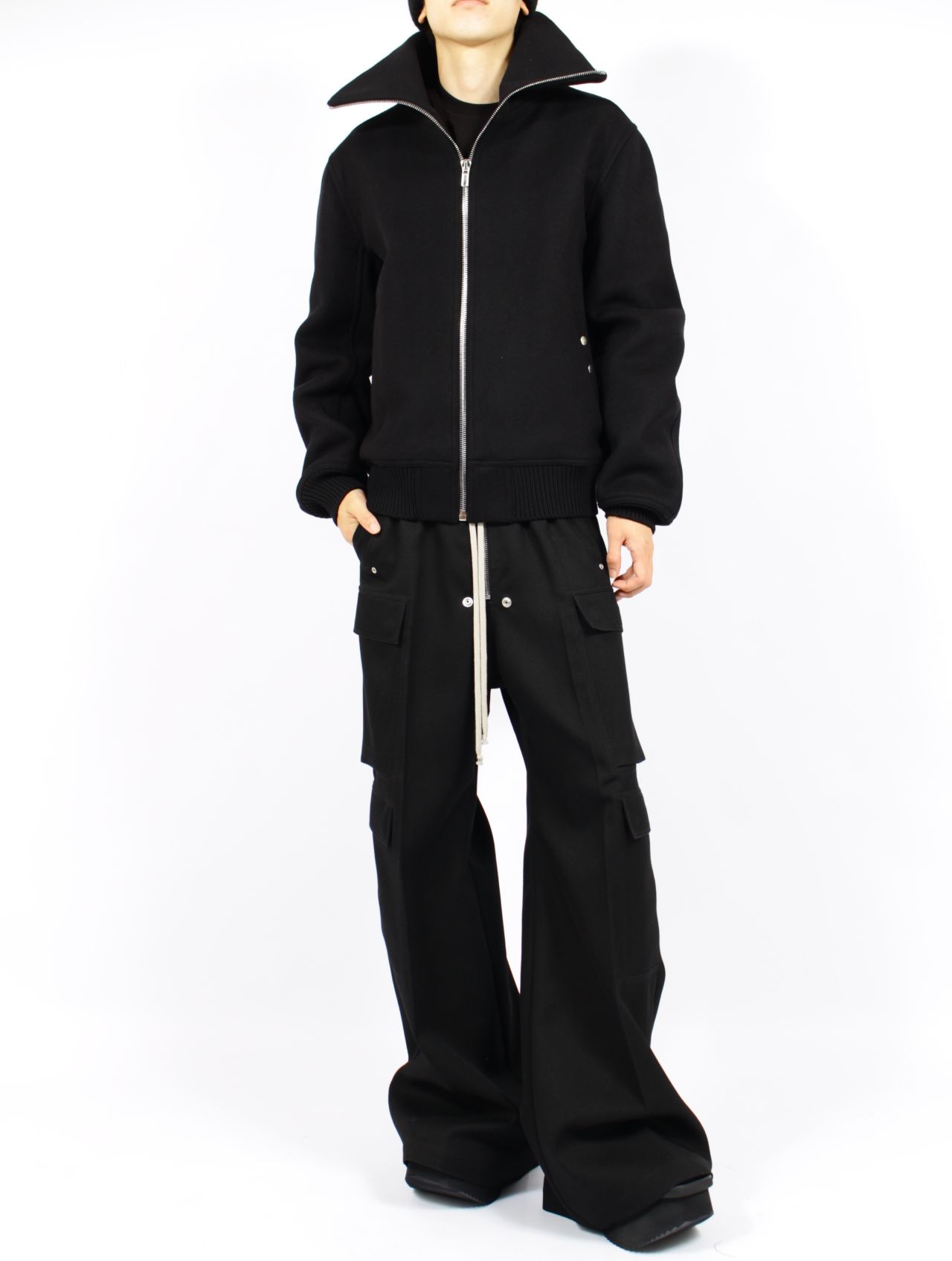 【25AW】ブリクサ ドラキュラカラー ジャケット / BLIXA DRACUCOLLAR / ブラック