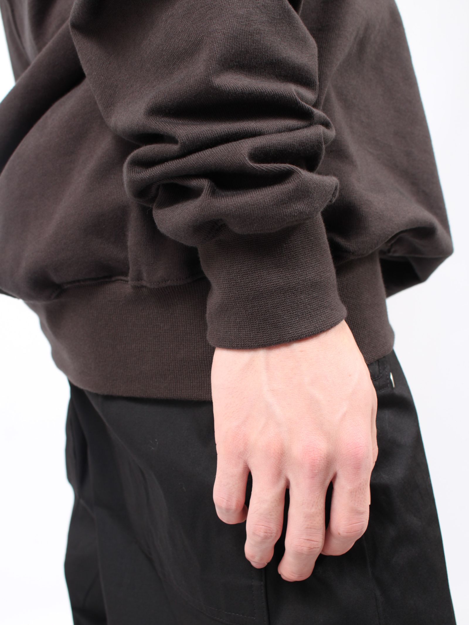 【24AW】コットン フーディー パーカー / HOODIE / ダークダスト